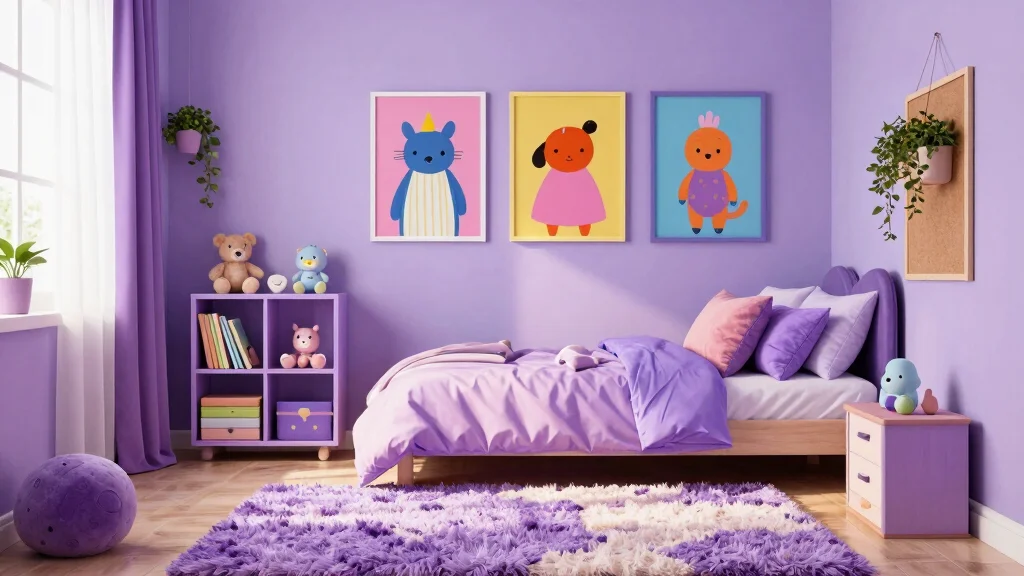 15 Purple Bedroom Ideas for Kids: Vibrant Vibes