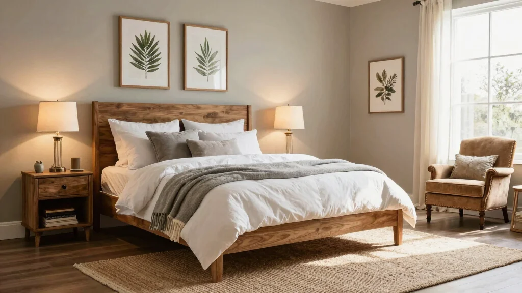16 Modern Farmhouse Master Bed Bedroom Ideas