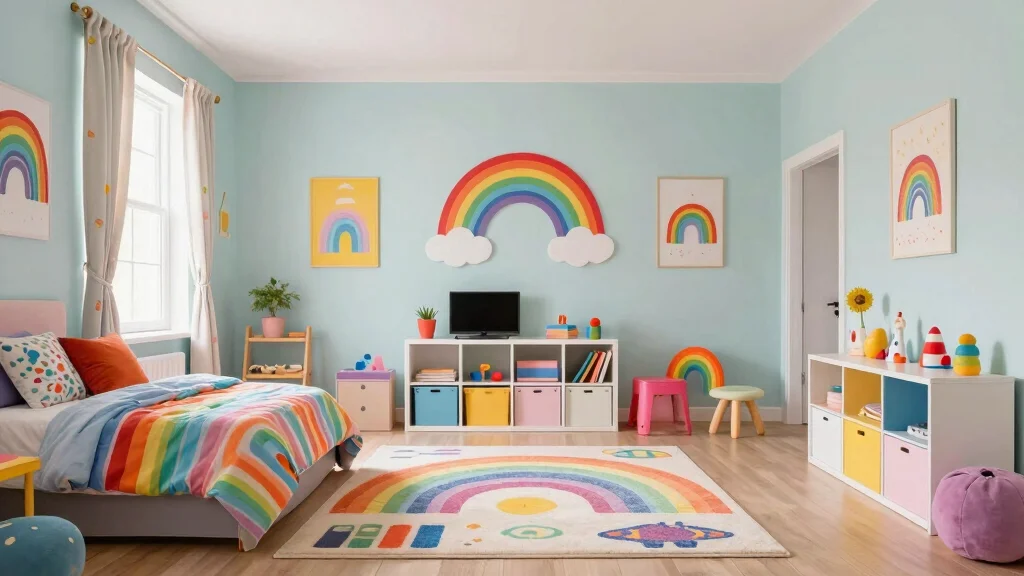 19 Rainbow Kids Bedroom Ideas Full of Color