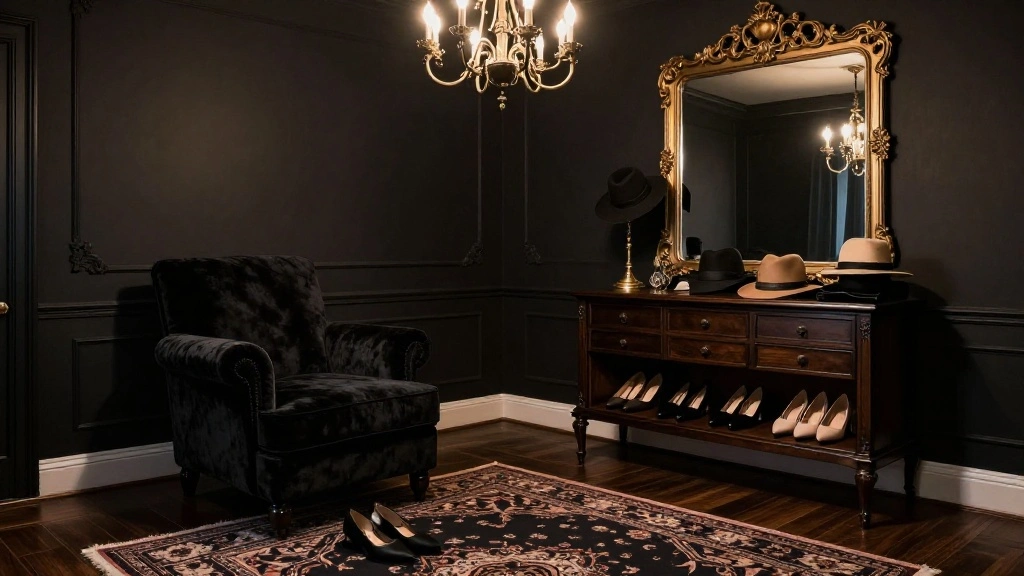 20 Dark Dressing Room Design Ideas for a Dramatic Gothic-Inspired Style