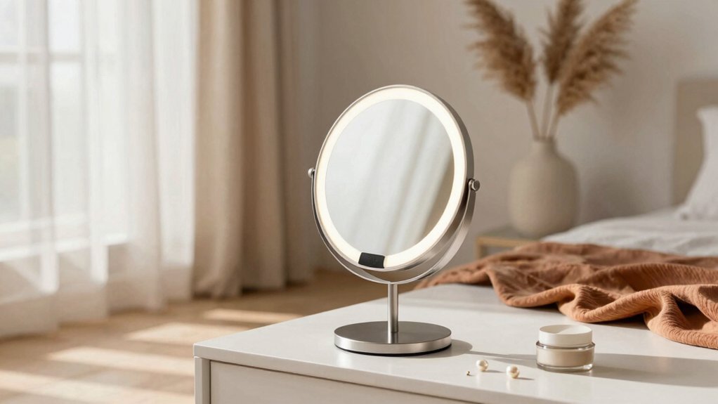 5x led magnified makeup mirrors