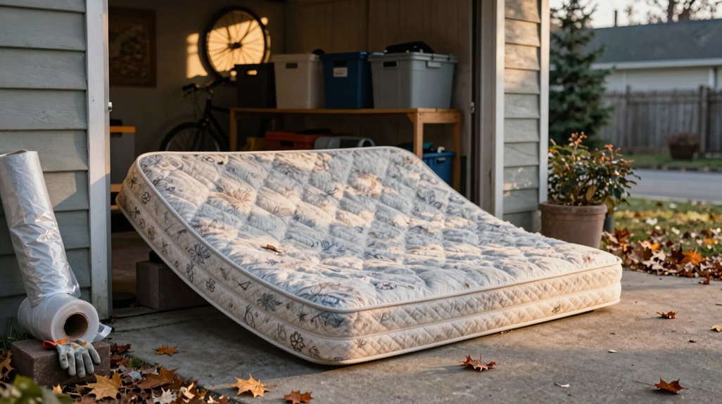 dispose old mattress properly