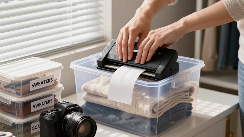 label bins with qr inventory