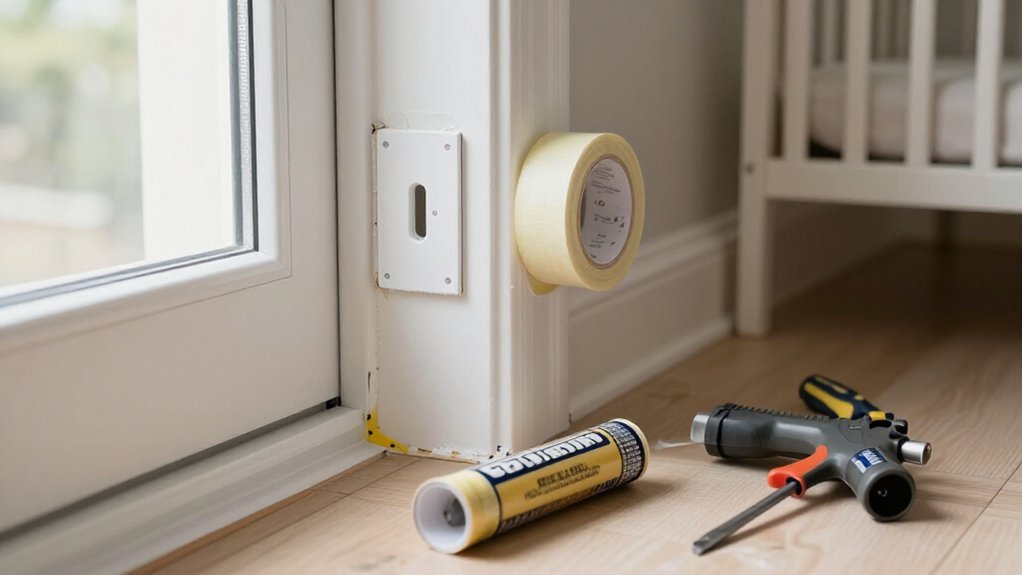 seal door window outlet gaps