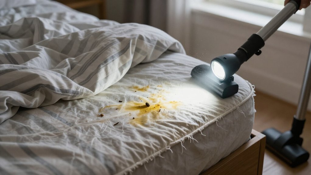 strip bed check mattress wear