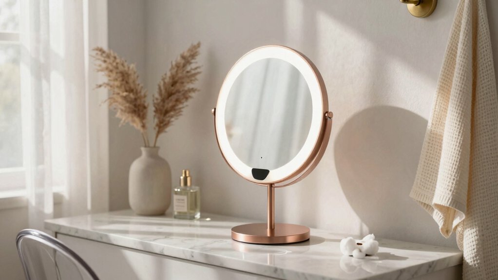 top makeup lighted magnifying mirror