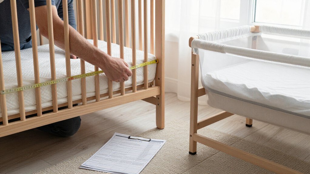 two finger crib gap check