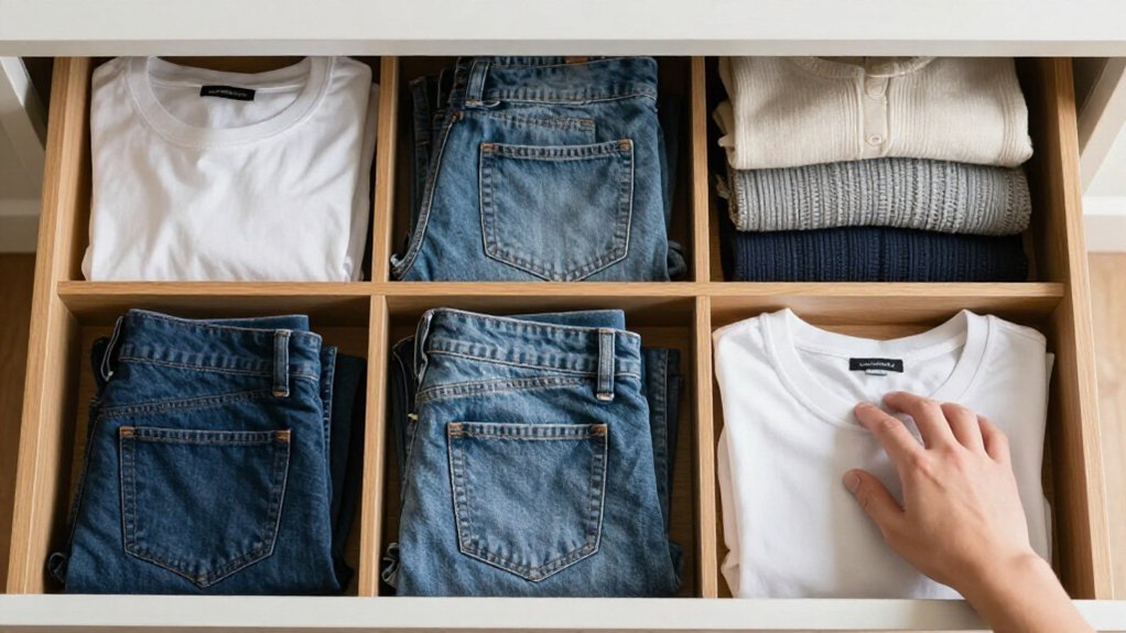 vertical fold drawer dividers